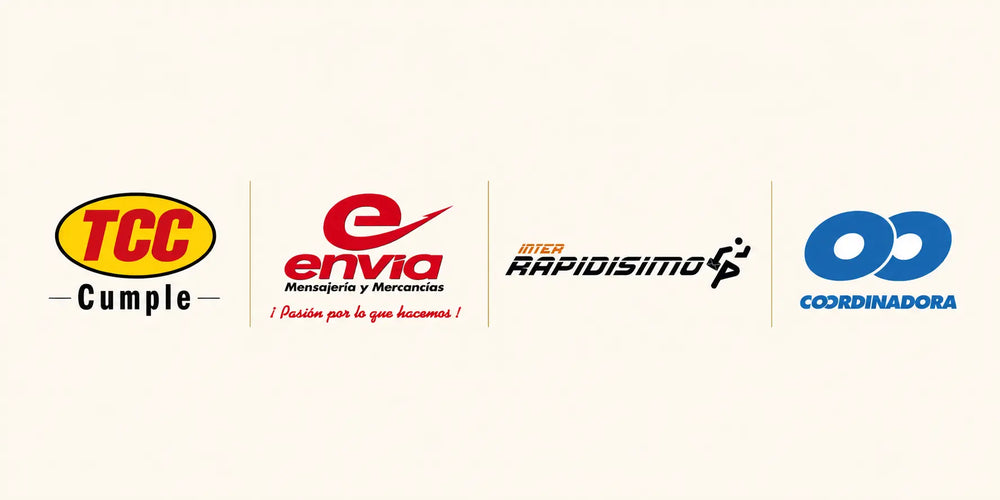 Aliados logísticos SOEM: TCC, Envía, Interrapidísimo, Coordinadora